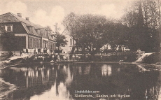 Hallsberg, Sköllersta Skolan och Kyrkan 1920
