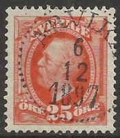 Arboga Frimärke 6/12 1897