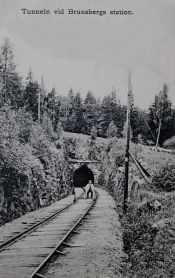Arvika, Tunneln vid Brunsbergs Station