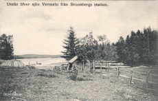 Arvika, Utsikt Öfver sjön Vermeln från Brunsbergs Station 1908