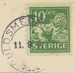 Guldsmedshyttan Frimärke 11/9 1924
