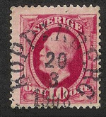 Kopparberg Frimärke 20/3 1908