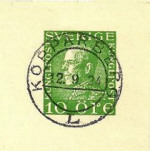 Kopparberg Frimärke 2/9 1924