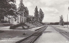 Filipstad. Långbans Järnvägsstation 1954