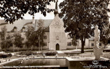 Hedemora, Myntparken och  Samrealskolan  1956