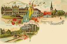 Helsning från Södertelje 1900