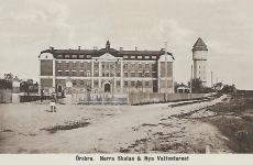 Örebro Norra skolan & Nya Vattentornet 1920