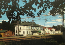 Köping Järnvägsstation 1984