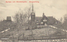 Kopparberg Kyrkan och Klockstapel 1909
