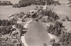 Kristinehamn, Flygfoto över Långerud, Visnum 1952