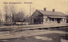 Kristinehamn, Ölme Järnvägsstation 1912
