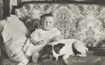 Lennart med hund 1910