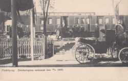 Jönköping.  Drottningens ankomst den 19/9 1905
