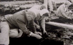 Gustaf VI Adolf gräver på Öland