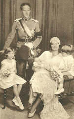 Josephine, Leopold III, Astrid, Albert III och Baudoin 1934