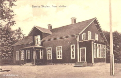 Gamla Skolan, Fors station 1920