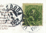 Vanneboda Frimärke 14/5 1908