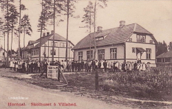 Horndal, Skolhuset å Villahed 1909