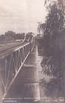 Järnvägsbron över Dalälven vid Krylbo