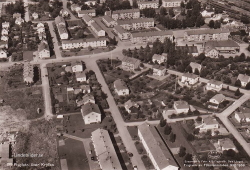 Flygfoto över Krylbo 1958
