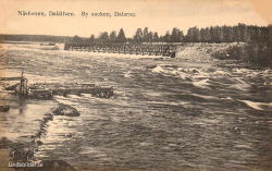 Näsforsen, Dalälfven. By socken, Dalarne 1920