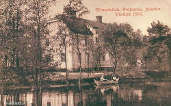 Brunnbäck. Folkärna, Jularbo. Vårflod 1910