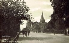 Örebro. Parti av Storgatan 1934