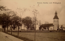 Örebro, Fjugesta, Knista Kyrka och Prästgård 1912