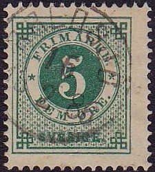 Hällefors, Bredsjö Frimärke 16/2 1886