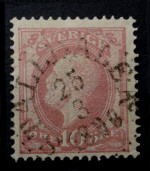 Ullersäter Frimärke 25/3 1890