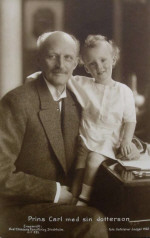 Prins Carl med dotterson Prins Georg av Danmark, Son till Margaretha 1922