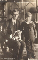 Wilhelm med sin son Lennart 1911