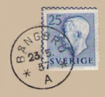 Bångbro Frimärke 23/5 1957