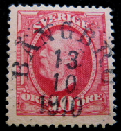 Bångbro Frimärke 13/10 1910