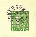 Askersund Frimärke 13/3 1923