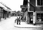 Tobakshandel hörnet av Bytesgatan och Kungsgatan 1955