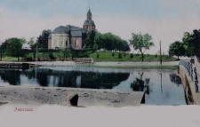 Askersund Kyrka och vattnet 1904