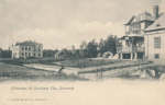 Askersund Folkskolan och Davidssons Villa 1904