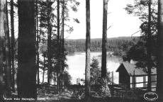 Askersund Motiv från Hemsjön Åsbro 1934