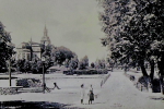 Askersund, Hamnen och Landskyrkan 1912
