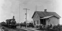 Vintrosa Jernvägsstation 1904