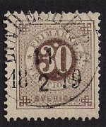 Lindesberg Frimärke 11/2 1879