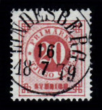 Lindesberg Frimärke 16/7 1879
