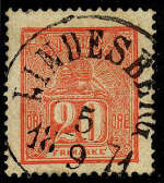 Lindesbergs Frimärke 5/9 1871
