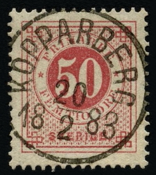Kopparberg, Frimärke 20/2 1883