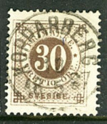 Kopparbergs Frimärke 18/5 1887