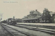 Hallsberg Järnvägsstation  1913