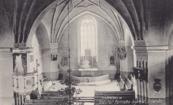 Sala, Väster Fernebo Kyrka, Interiör 1912