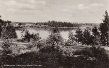 Skinnskatteberg, Riddarhyttan, Utsikt över Nedre Skärsjön 1950