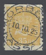Norberg Frimärke 10/10 1925